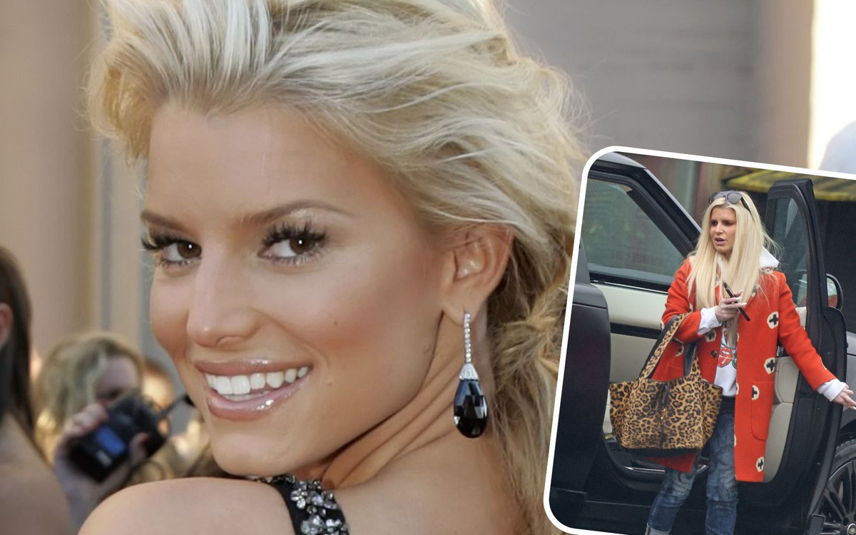 Tak dziś wygląda Jessica Simpson. Wybrała się z dziećmi do kina