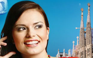 Białe zęby w Barcelonie