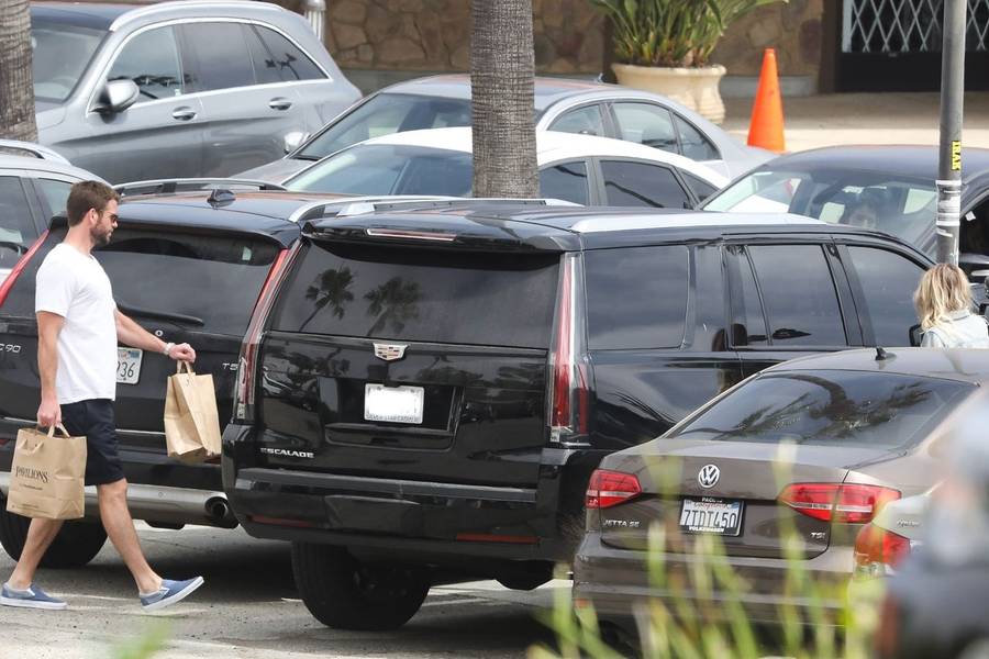 Miley Cyrus i Liam Hemsworth na zakupach