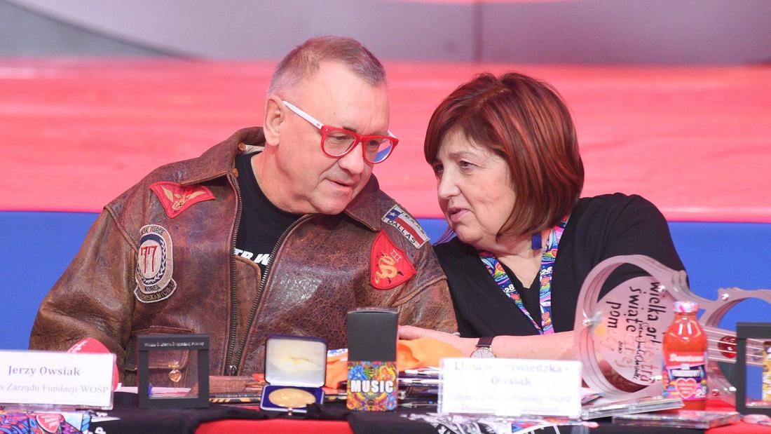 Jerzy Owsiak, Lidia Owsiak, fot. KAPiF