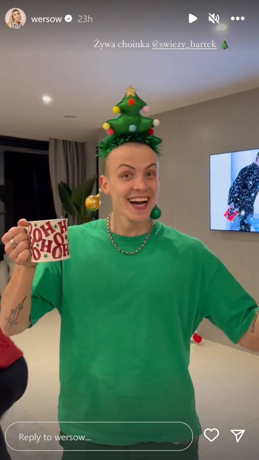 U Wersow i Friza Święta już na całego! Pierniczki, świąteczne swetry i choinka pod sufit (ZDJĘCIA)