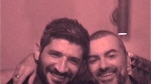 George Michael ze swoim ukochanym (FOTO)