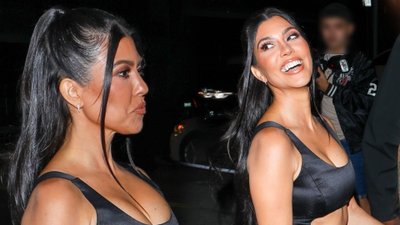 Kourtney Kardashian zaszalała z SEXY stylizacją. Co za figura (ZDJĘCIA)
