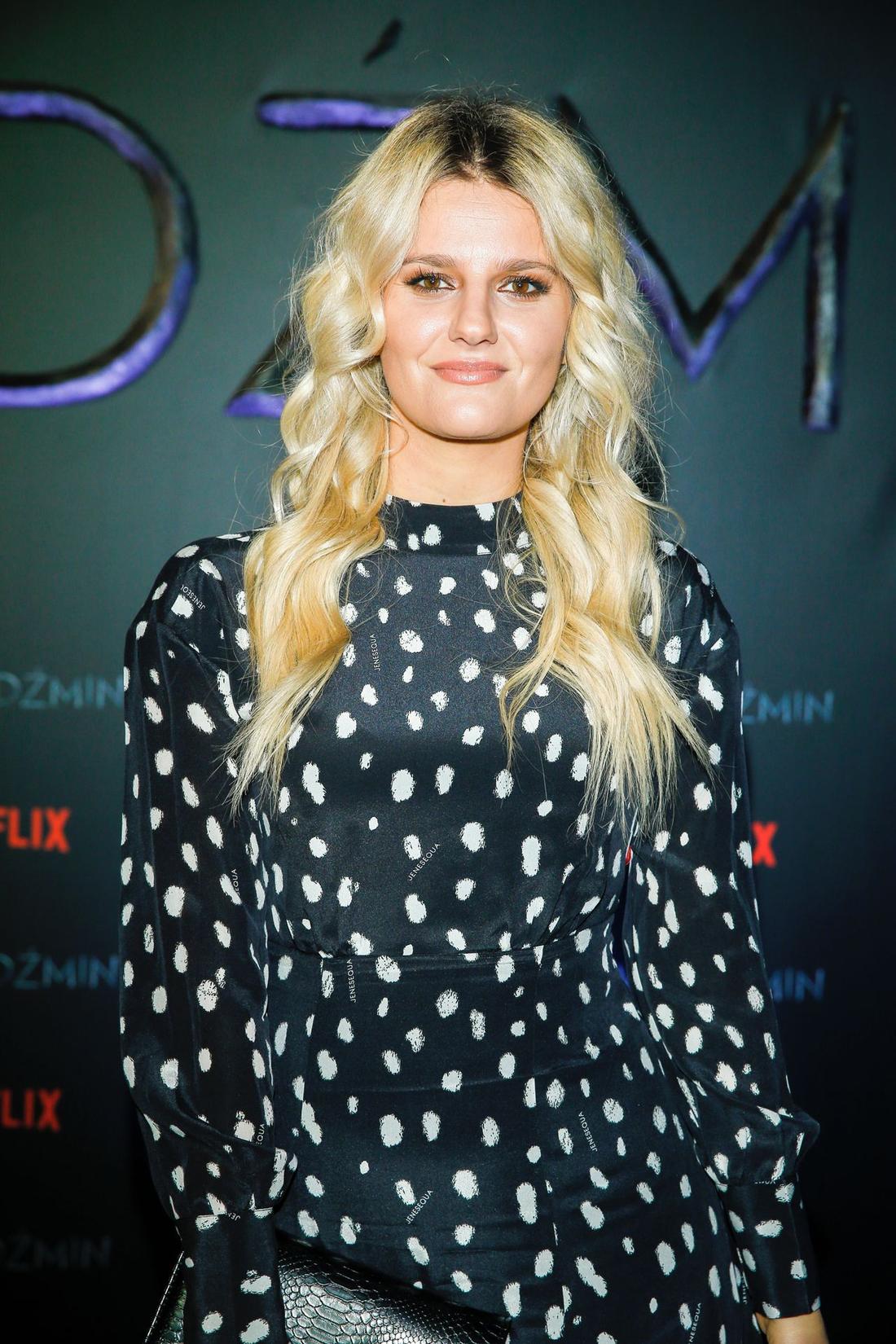 Zofia Zborowska w blondzie. 