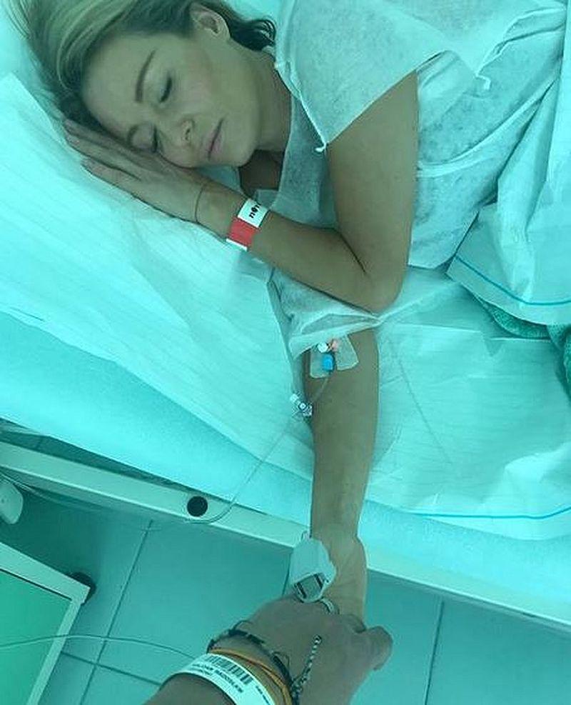 Małgorzata Rozenek na zdjęciu z porodówki