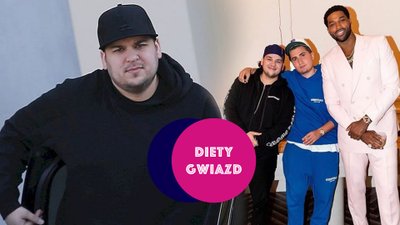 Rob Kardashian pochwalił się PŁASKIM brzuchem. Jak udało mu się schudnąć? (DIETY GWIAZD)