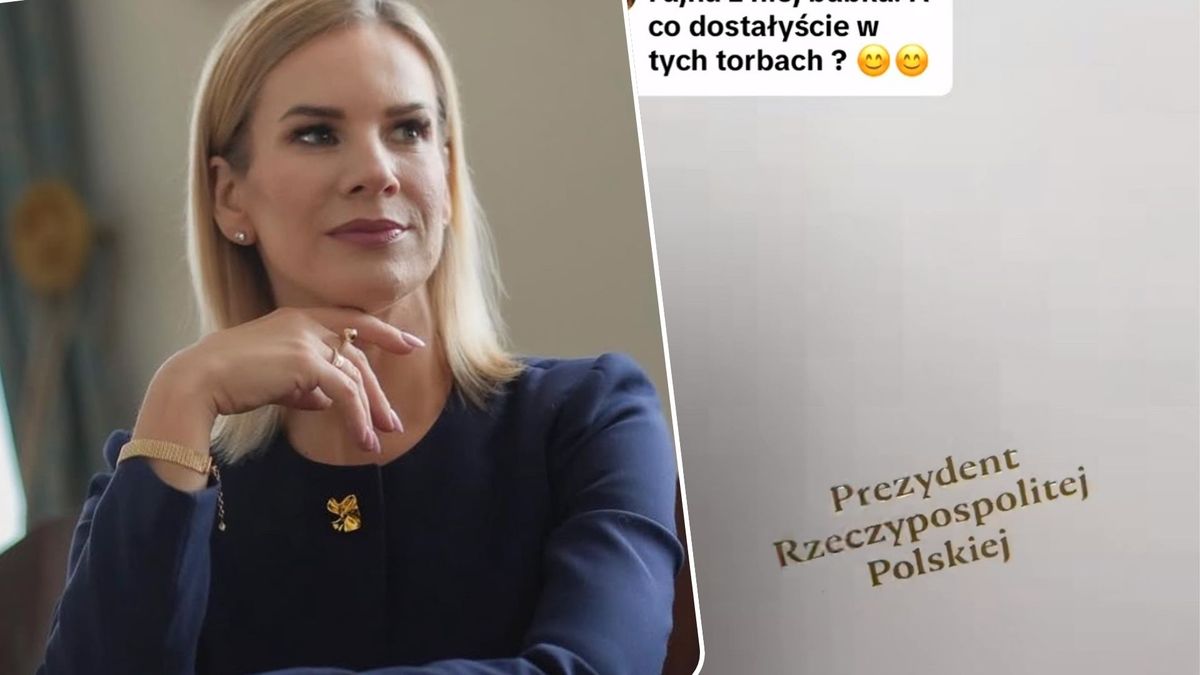 Marta Nawrocka rozdawała prezenty Polkom w USA. Zdradzono, co kryło się w eleganckich torbach