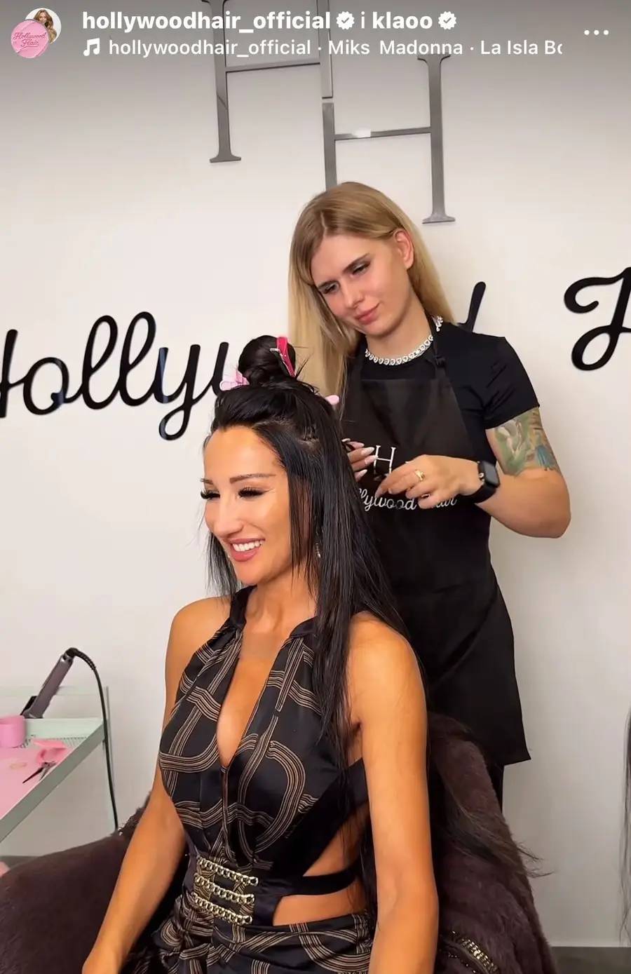 Justyna Steczkowska metamorfoza włosów/fot. Instagram/Hollywoodhair_official