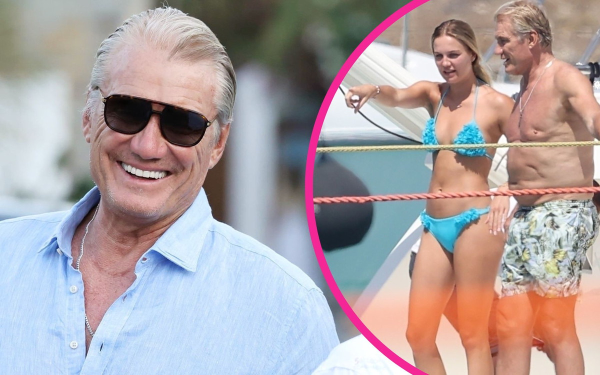 Walczący z rakiem 65-letni Dolph Lundgren ożenił się z 27-latką na Mykonos