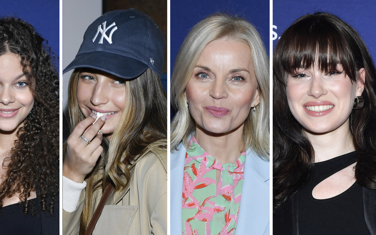 100-lecie Warner Bros. Discovery: Radosna Julia Wieniawa z popcornem, czarnowłosa Anna Maria Sieklucka, Małgorzata Foremniak