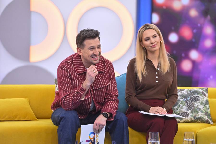 Maciej Rock, Agnieszka Hyży, fot. AKPA.