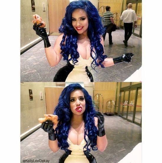 Kelly Lee Dekay właścicelka najwęższej talii w show biznesie