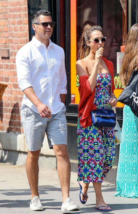 Jessica Alba i Cash Warren w Nowym Jorku