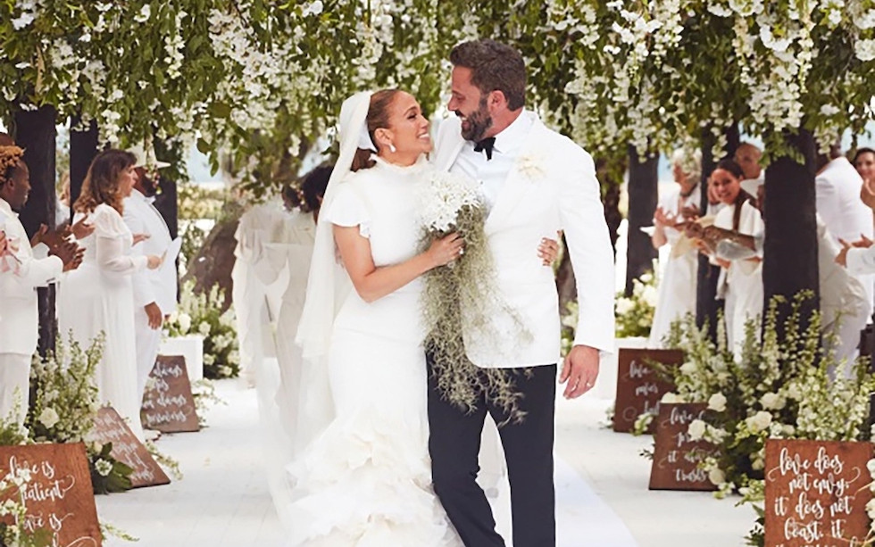 Już są! Oto OFICJALNE ZDJĘCIA ze ślubu Jennifer Lopez i Bena Afflecka!