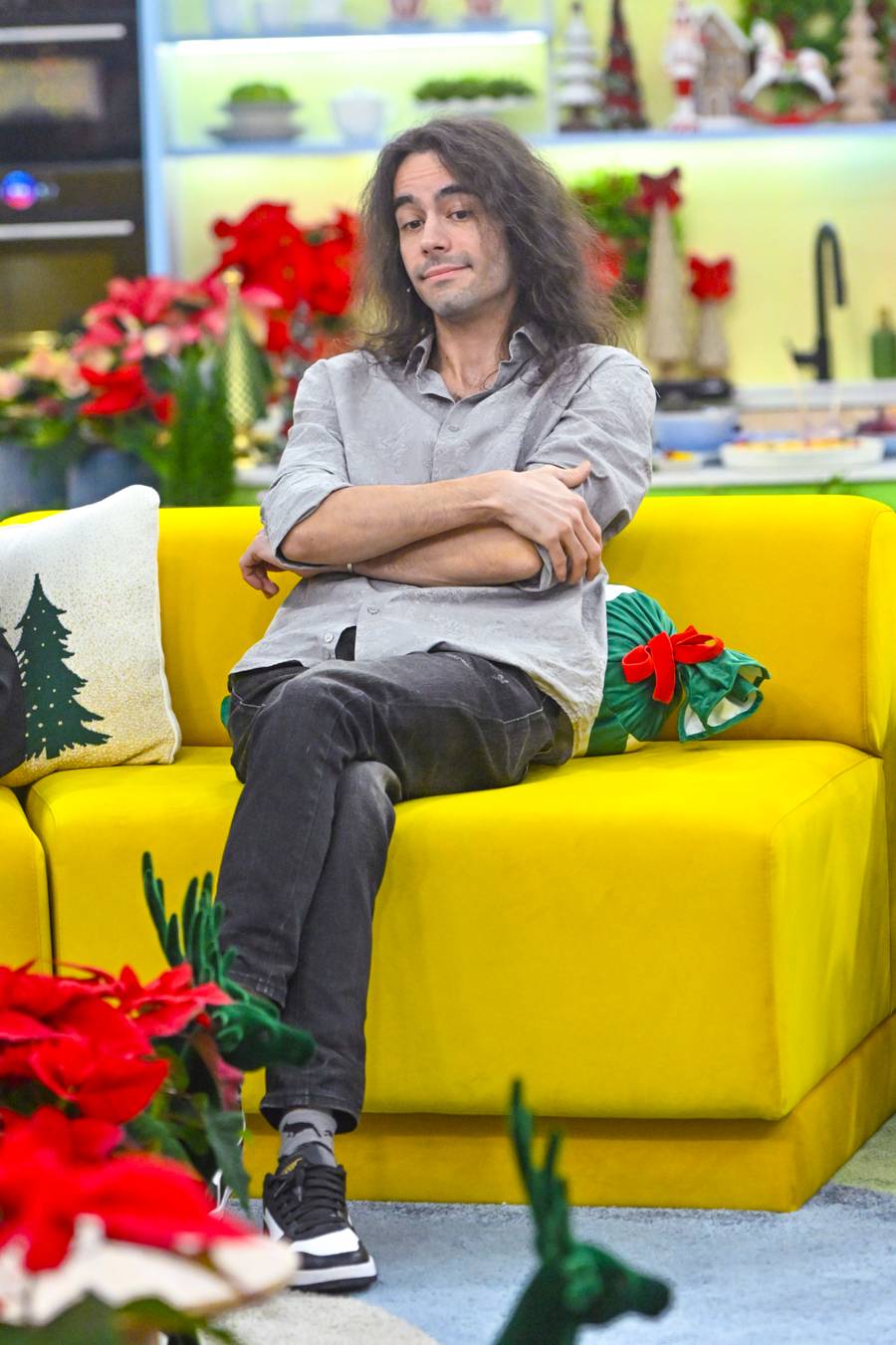 Robert Gawliński z rodziną w "Halo tu Polsat", fot. AKPA