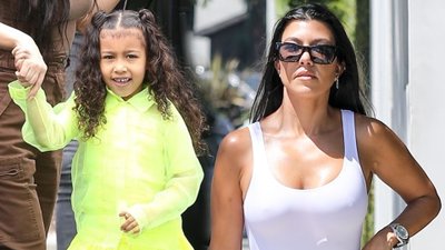 Kim Kardashian uważa, że North jest KOPIĄ jej siostry Kourtney