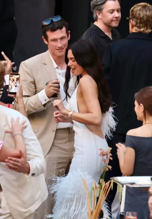 Dua Lipa i Callum Turner zaczynają kilkudniowe wesele, fot. TikTok.com