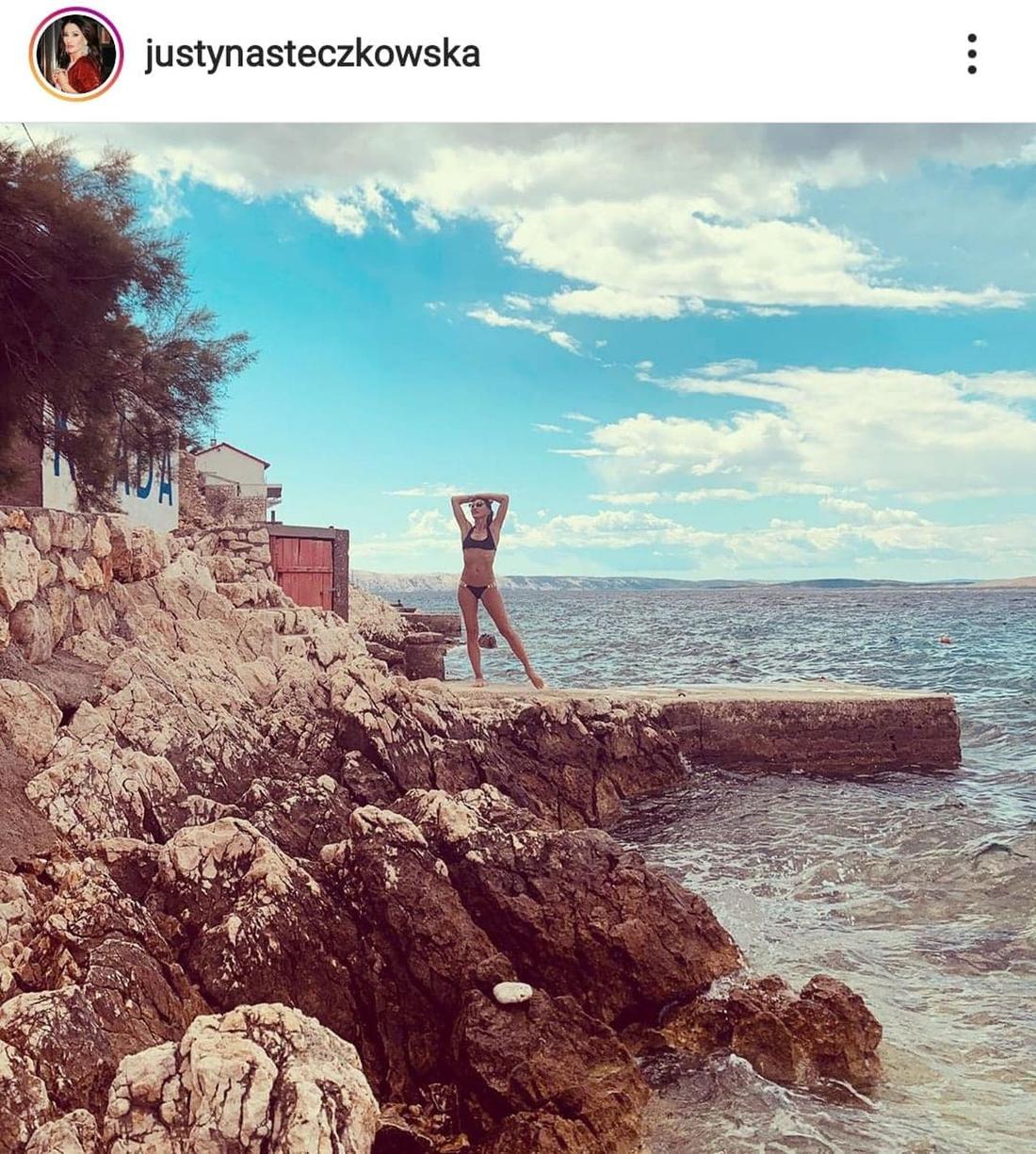 Justyna Steczkowska w bikini