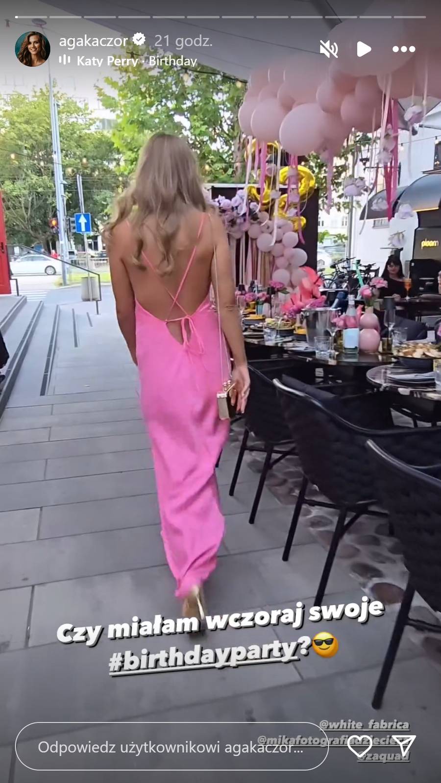 Tak Kaczorowska świętowała swoje urodziny: Znane nazwiska, wszechobecny róż i tort z własną podobizną! (FOTO)