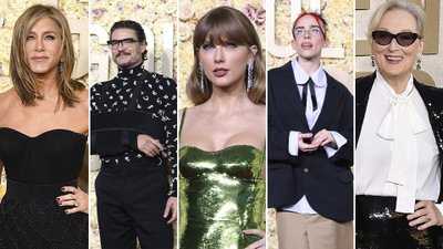 Zeszłoroczne Złote Globy 2024: Jennifer Lopez, Meryl Streep, Margot Robbie, Taylor Swift… (DUŻO ZDJĘĆ)
