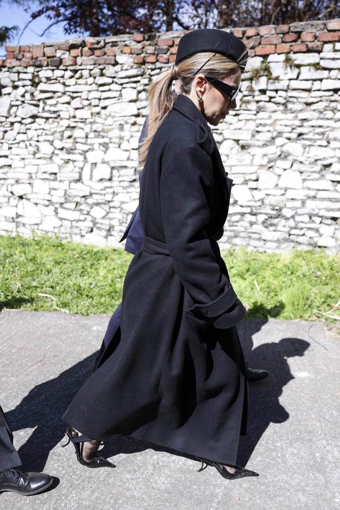 Doda na pogrzebie Łukasza Litewki, fot. AKPA