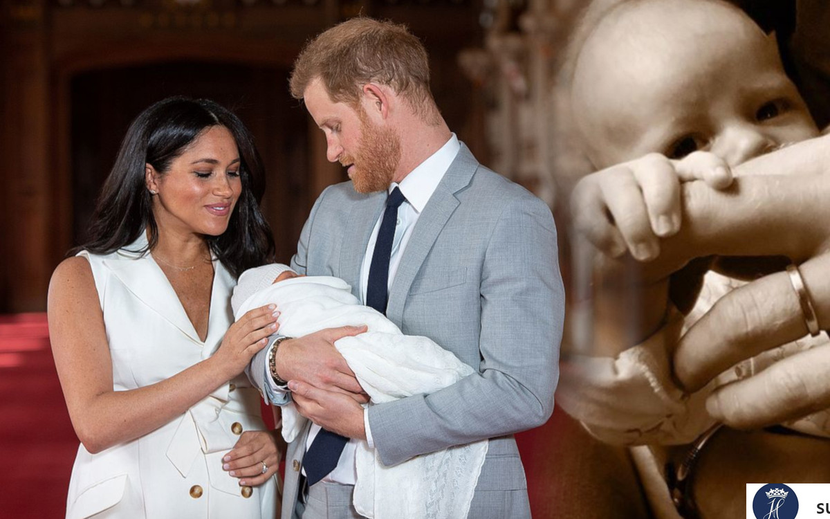 Dlaczego księżna Meghan i książę Harry nie pokazują całej twarzy dziecka?