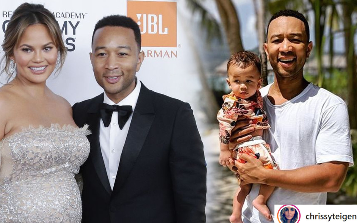 Syn Chrissy Teigen miał NAJLEPSZĄ stylówkę na urodzinach Johna Legenda