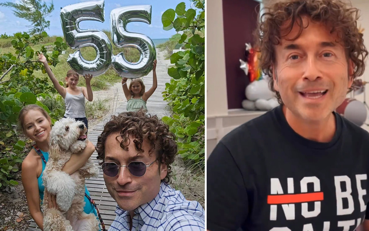 Piotr Rubik świętuje z rodziną 55. urodziny! Córki dały mu wyjątkowe prezenty (ZDJĘCIA)