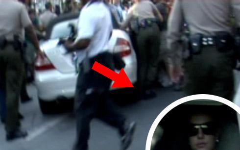 Britney Spears jeździ po stopach