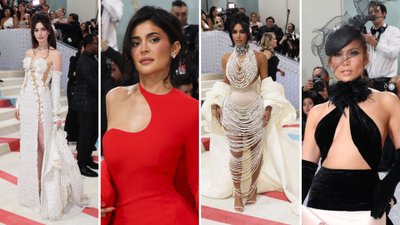 MET gala 2023. J.Lo jak arystokratka, Kendall Jenner jak z burleski, Kim Kardashian cała w perłach