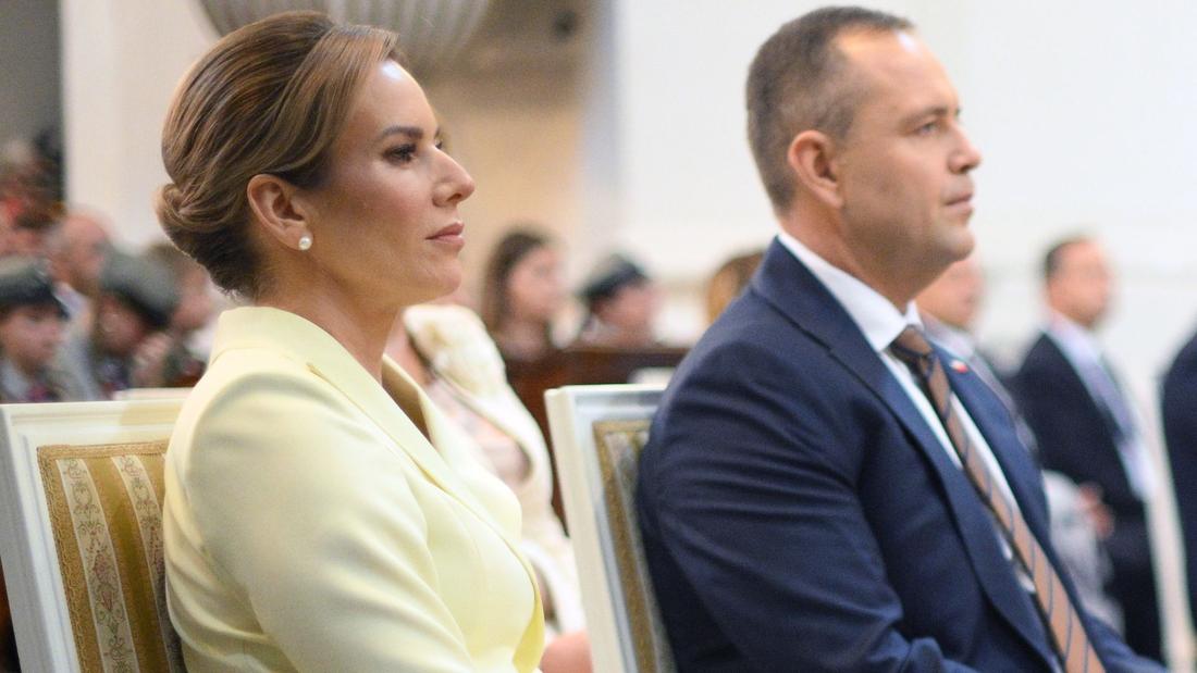 Karol Nawrocki, Marta Nawrocka, fot. FORUM