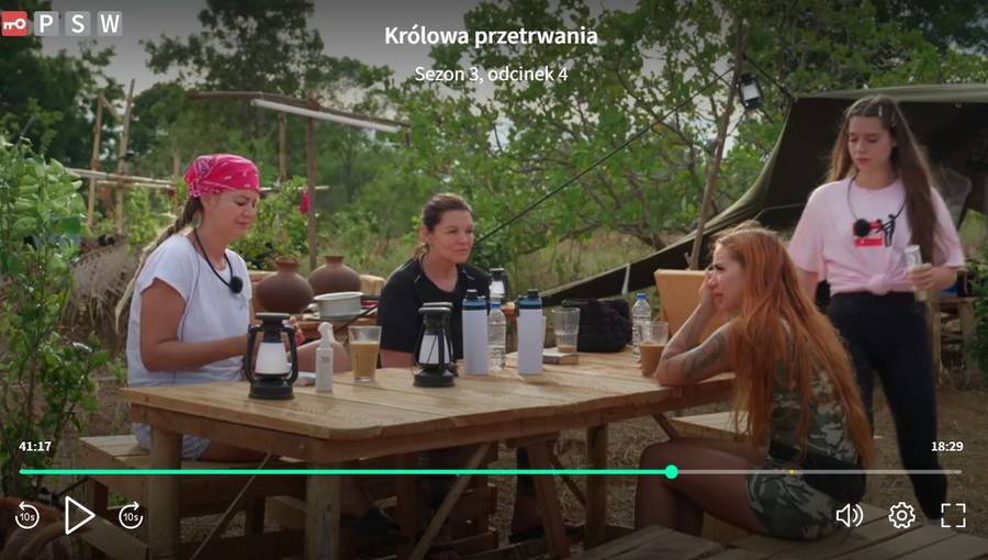 Screen Player "Królowa przetrwania"