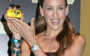 Sarah Jessica Parker na czarno-brązowo