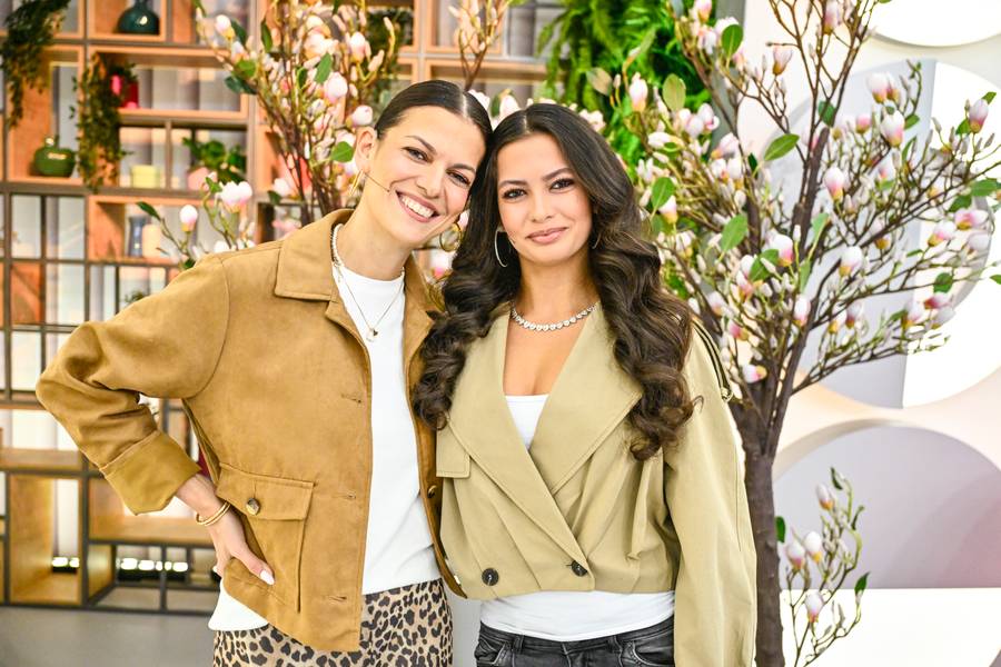 Alżbeta Lenska z córką w "Halo tu Polsat"