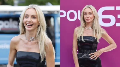 Agnieszka Woźniak-Starak uwodzi w boskiej czerni. Ten materiał jest bardzo ryzykowny…