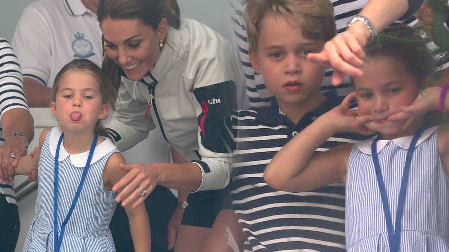 Księżniczka Charlotte i książę George