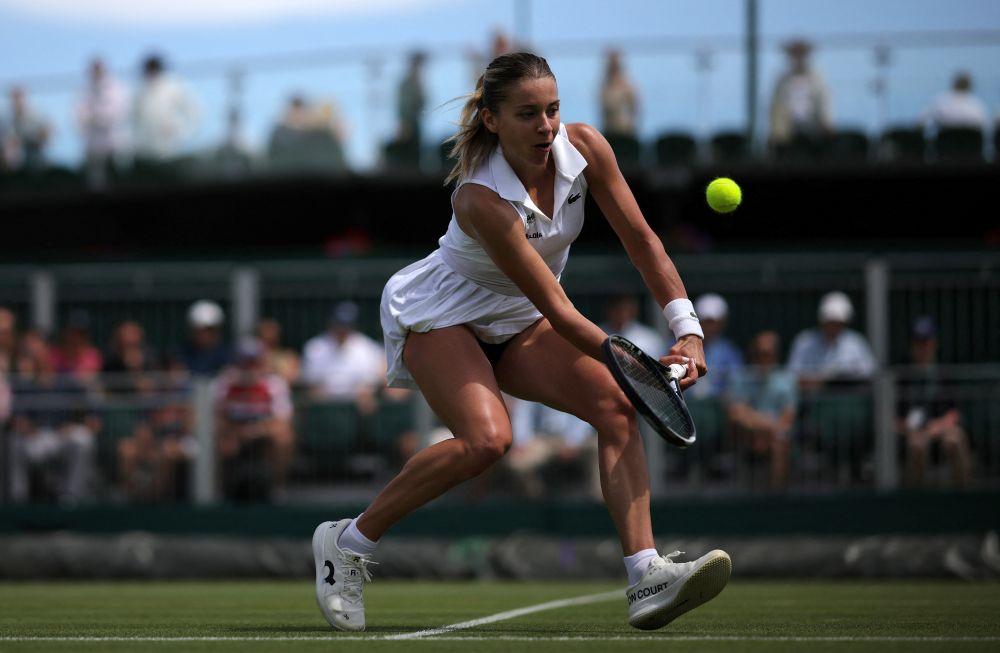 Maja Chwalińska na Wimbledonie/Marko Djurica / Reuters / Forum