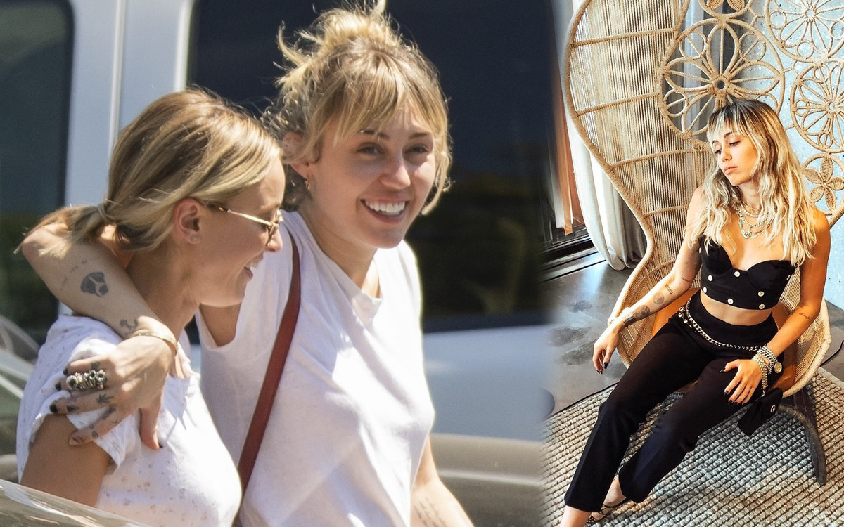 Szczęśliwa Miley Cyrus z nową dziewczyną Kaitlynn na spacerze. Piosenkarka już zapomniała o byłym mężu