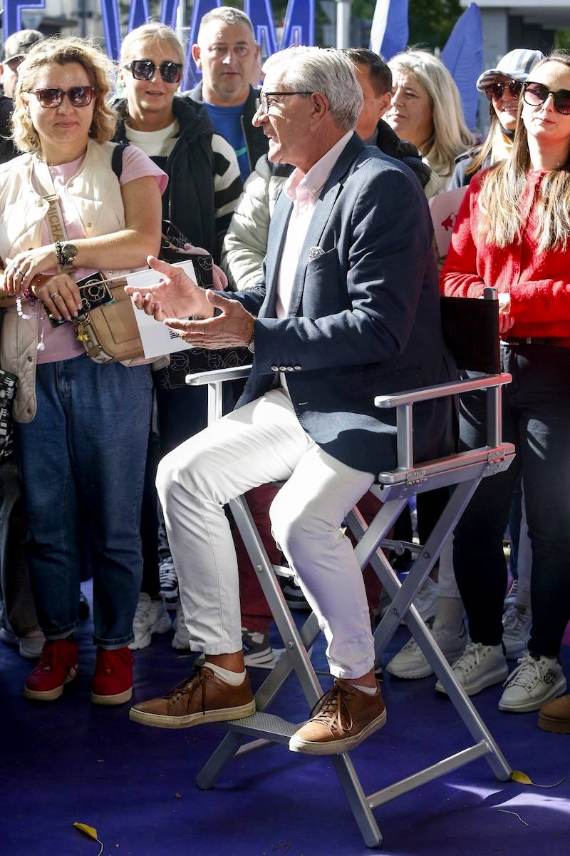 Gwiazdy wpadły do DDTVN.  Janachowska w garniturze, Tomasz Iwan zabrał syna, Andrzej Gołota…