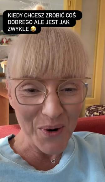 Szelągowska odpowiada na zarzuty fanki ws. "lansu" u Łatwoganga, fot. Instagram