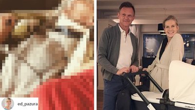 Chory Pazura świętuje z żoną rocznicę ślubu: POMAGAM mu wstać!