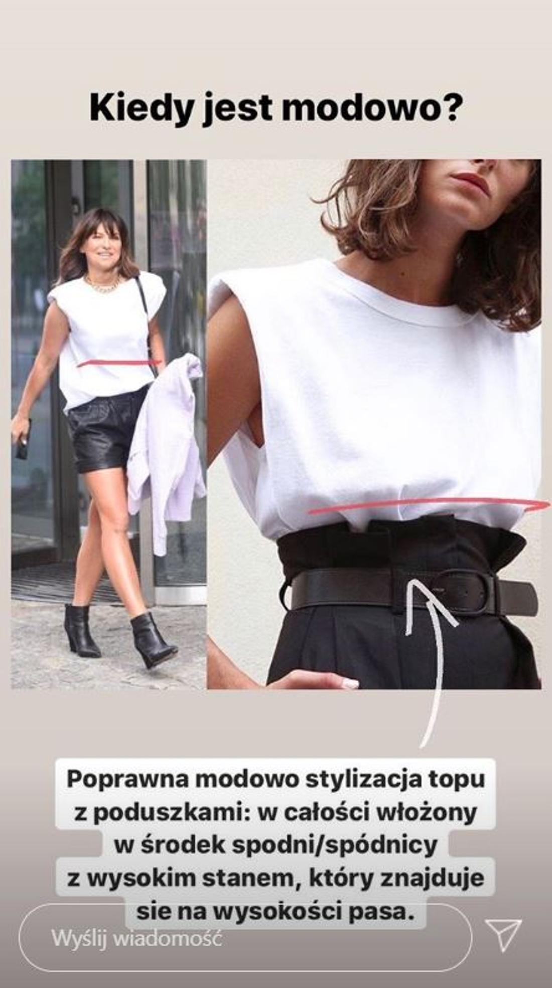 Stylistka ocenia ubiór Anny Lewandowskiej.