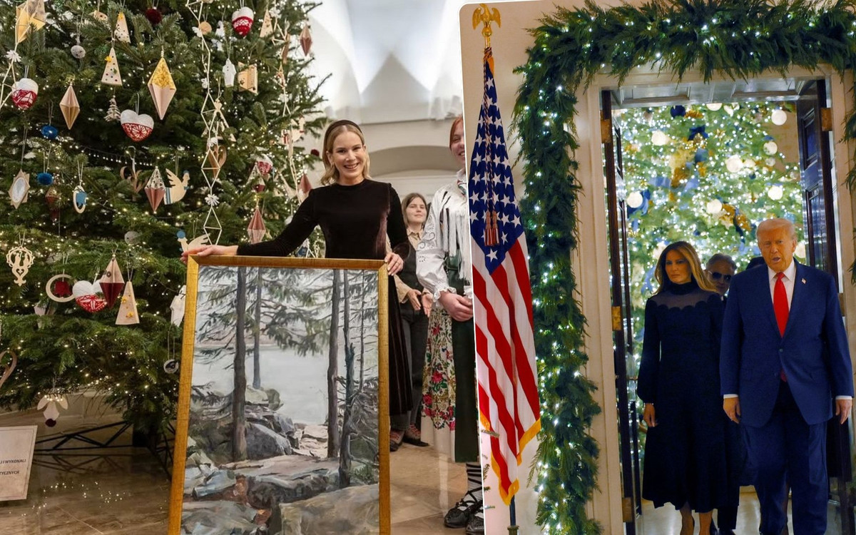 Melania Trump vs Marta Nawrocka. Pojedynek o tytuł królowej świątecznych dekoracji. Która wygrywa?
