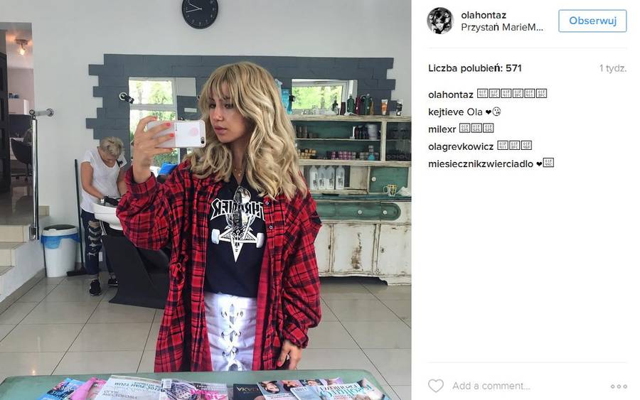 Ola, córka Kasi Kowalskiej, została blondynką