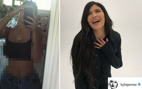 Kylie Jenner PIERWSZY raz bez filtra i photoshopa pokazała brzuszek