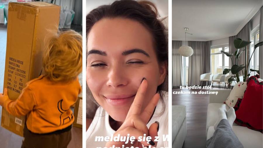 Przeprowadzka Sandry Kubickiej, fot. Instagram