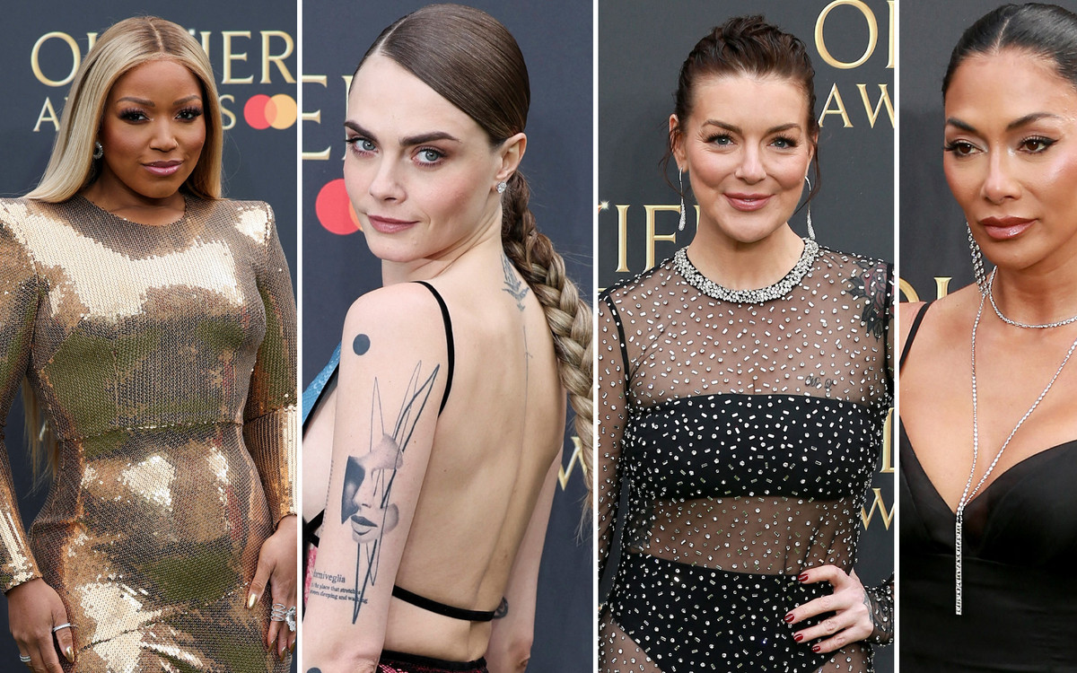 Gala Olivier Awards: Zachwycająca Nicole Scherzinger, Cara Delevingne z modową wtopą, David Tennant z żoną