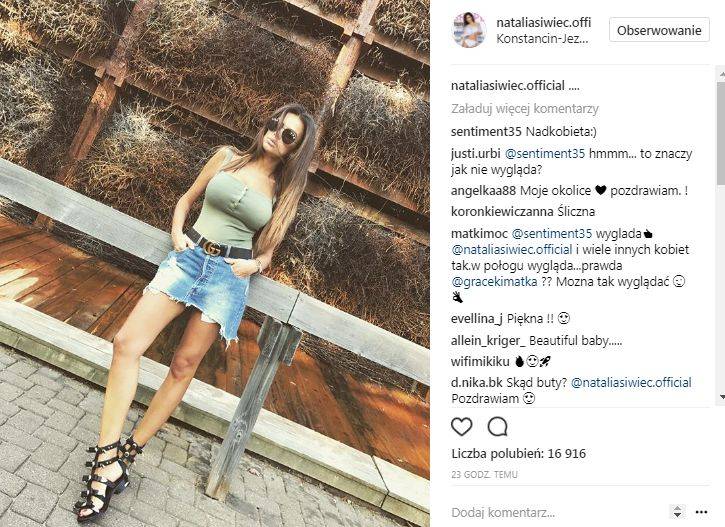 Natalia Siwiec trzy tygodnie po porodzie, fanka:  Hmmm tak nie wygląda kobieta w połogu…