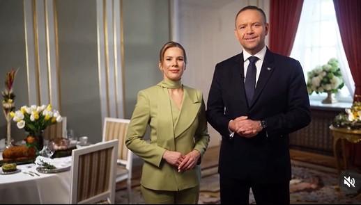 Marta Nawrocka i Karol Nawrocki fot. Instagram