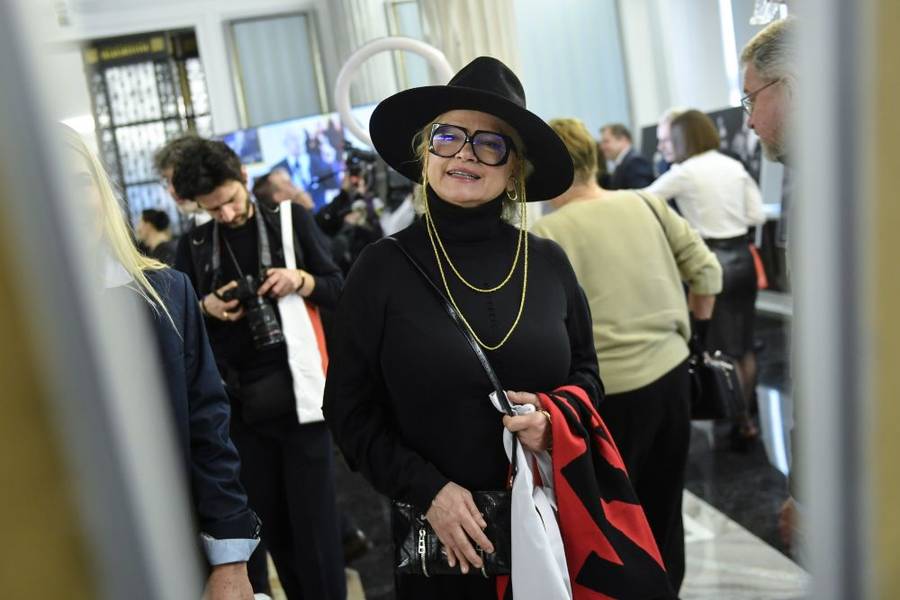 Gwiazdy w sejmie z okazji 100. rocznicy urodzin Andrzeja Wajdy/AKPA
